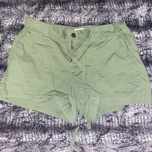 Green shorts